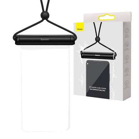 Baseus Cylinder Slide-cover waterproof smartphone bag (black) - Waterproof cases<<<Cases<<<GSM