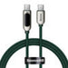Baseus Display Cable USB-C to USB-C 100W 1m (green) - USB-C to USB-C<<<USB cables<<<GSM Accessories<<<InnproXML&&&Cell