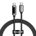 Baseus Display Cable USB-C to Type-C 100W 1m (black) - USB-C to USB-C<<<USB cables<<<GSM Accessories<<<InnproXML&&&Cell