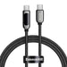 Baseus Display Cable USB-C to Type-C 100W 1m (black) - USB-C to USB-C<<<USB cables<<<GSM Accessories<<<InnproXML&&&Cell