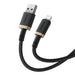 Baseus Dura Type A to IP 2.4A 2 m fast charging cable Black Gold - USB cablesAKG-KAB<<<GSM accessoriesAKG<<<ActionPL