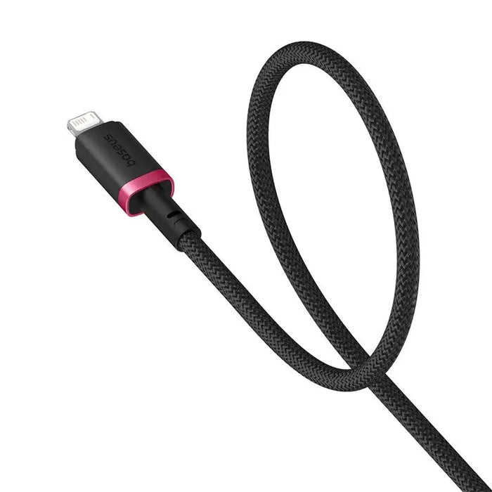 Baseus Dura Type A to IP 2.4A 2 m fast charging cable Black Red - USB cablesAKG-KAB<<<GSM accessoriesAKG<<<ActionPL