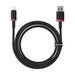 Baseus Dura Type A to IP 2.4A fast charging cable Black Red - USB cablesAKG-KAB<<<GSM accessoriesAKG<<<ActionPL