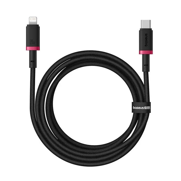 Baseus Dura Type C fast charging cable for iP 20 W 2 m Black Red - USB cablesAKG-KAB<<<GSM accessoriesAKG<<<ActionPL