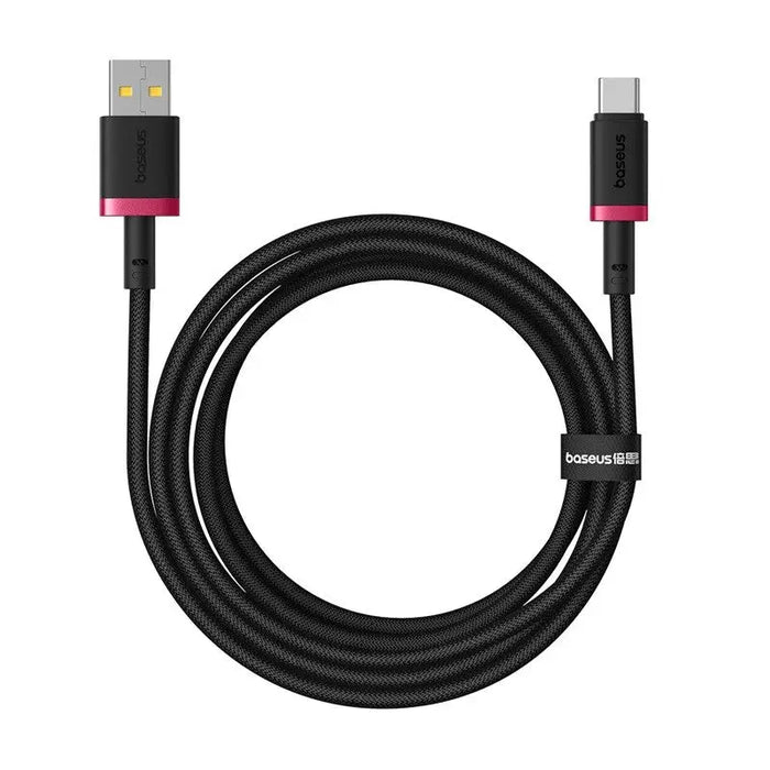 Baseus Dura USB Type A to Type C 60 W fast charging cable 2 m Black Red - USB cablesAKG-KAB<<<GSM