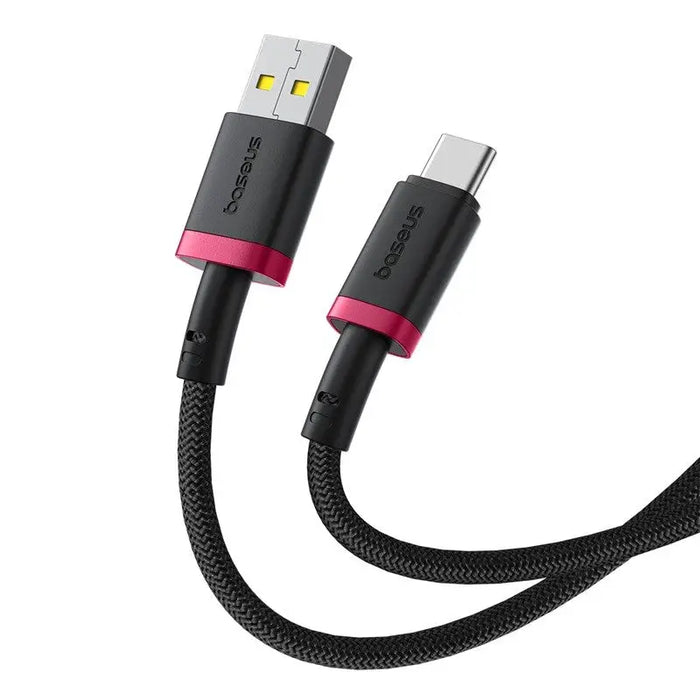 Baseus Dura USB Type A to Type C 60 W fast charging cable 2 m Black Red - USB cablesAKG-KAB<<<GSM
