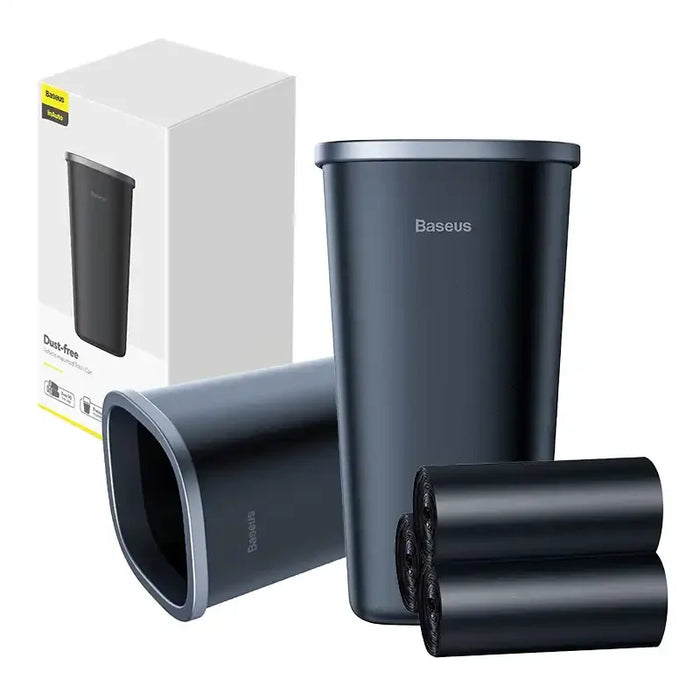 Baseus Dust-free Vehicle-mounted Trash Can（Trash Bag 3 roll/90）Black - Storage<<<Car accessories<<<InnproXML&&&Other