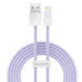 Baseus Dynamic cable USB to Lightning 2.4A 2m (Purple) - USB to Lightning<<<USB cables<<<GSM Accessories<<<InnproXML