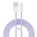 Baseus Dynamic cable USB to Lightning 2.4A 2m (Purple) - USB to Lightning<<<USB cables<<<GSM Accessories<<<InnproXML
