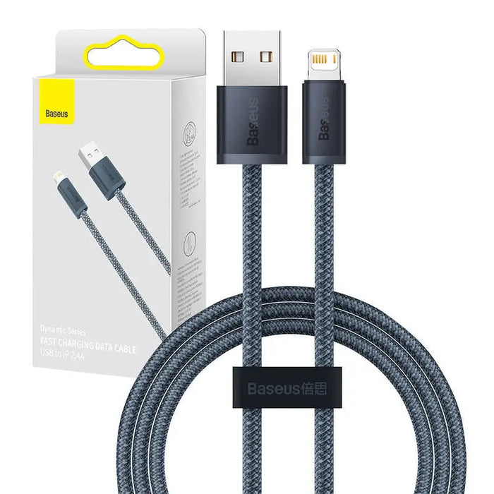 Baseus Dynamic Series cable USB to Lightning 2.4A 1m (gray) - USB to Lightning<<<USB cables<<<GSM