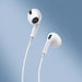 Baseus Encok C17 Earphones (white) - Audio<<<Основна<<<DunaXML&&&Wired<<<Headphones<<<Audio<<<InnproXML&&&Headphones