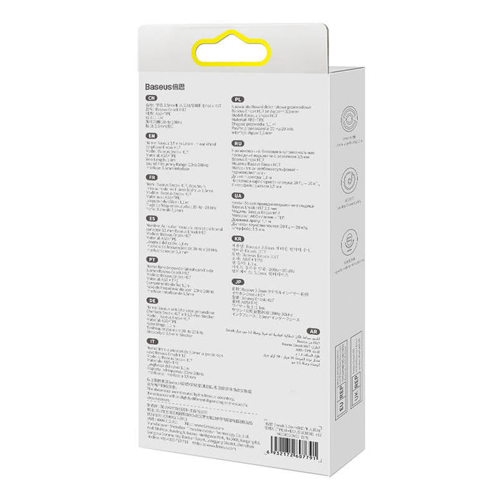 Baseus Encok H17 Earphones (white) - Wired<<<Headphones<<<Audio<<<InnproXML&&&Headphones