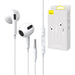 Baseus Encok H17 Earphones (white) - Wired<<<Headphones<<<Audio<<<InnproXML&&&Headphones
