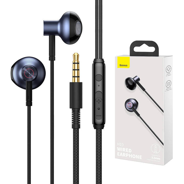 Baseus Encok H19 earphones - black - Wired<<<Headphones<<<Audio<<<InnproXML