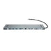 Baseus Enjoyment Series Multi-functional Type-C intelligent HD HUB（PD/HD4K*2/VGA/RJ45/SD/TF/USB*3/Audio*1/Stand)Dark
