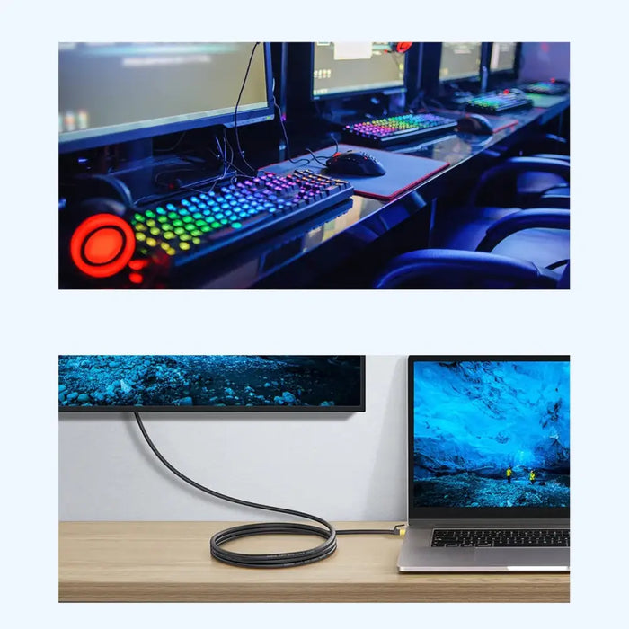 Baseus Ethernet RJ45 10Gbps 0.5m network cable (black) - Network cables<<<Cables<<<IT Accessories<<<InnproXML&&&Network