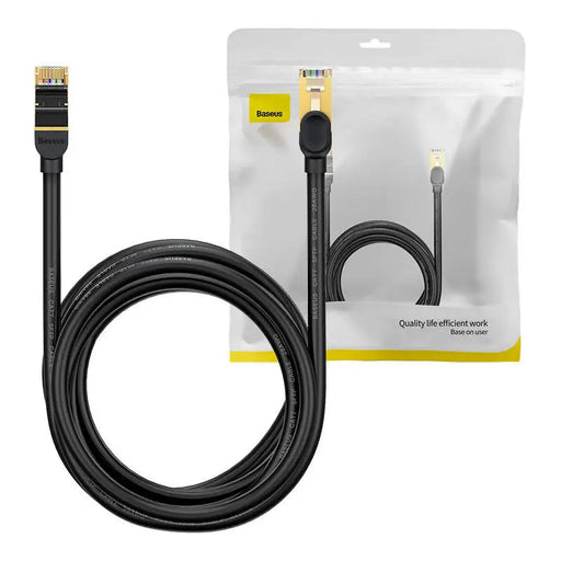Baseus Ethernet RJ45 10Gbps 5m network cable (black) - Network cables<<<Cables<<<IT Accessories<<<InnproXML&&&Network