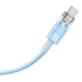 Baseus Explorer 100W USB-C - USB-C Cable with Intelligent Temperature Sensor 1m - Blue - Cell phone cables<<<HurtelXML