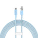 Baseus Explorer 100W USB-C - USB-C Cable with Intelligent Temperature Sensor 2m - Blue - Cell phone cables<<<HurtelXML