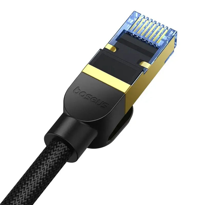 Baseus fast internet cable RJ45 cat.7 10Gbps 0.5m braided black - Network cables<<<HurtelXML