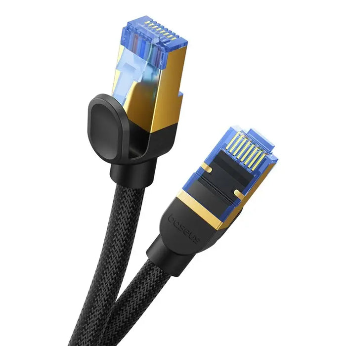 Baseus fast internet cable RJ45 cat.7 10Gbps 0.5m braided black - Network cables<<<HurtelXML