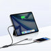 Baseus Flash Series 3 3in1 cable 100W USB-C - USB-C + USB-C+ Lightning 1.5m + 3 x 0.25 m - black - Cell phone