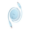 Baseus Free2Pull Mini USB-C to USB-C 60W USB cable 1m (blue) - USB-C to USB-C<<<USB cables<<<GSM Accessories<<<InnproXML