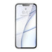 Baseus Frosted Glass Case Cover for iPhone 13 Pro Max Hard Cover with Gel Frame Transparent (ARWS000802) - Cell phone