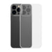 Baseus Frosted Glass Case Cover for iPhone 13 Pro Max Hard Cover with Gel Frame Transparent (ARWS000202) - Cell phone