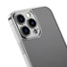 Baseus Frosted Glass Case Cover for iPhone 13 Pro Max Hard Cover with Gel Frame Transparent (ARWS000202) - Cell phone