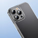 Baseus Frosted Glass Case Cover for iPhone 13 Pro Max Hard Cover with Gel Frame Transparent (ARWS000202) - Cell phone