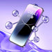 Baseus Full Screen Tempered Glass for iPhone 14 Pro Max with Anti Blue Light Filter and 0.3mm Speaker Cover + Mounting
