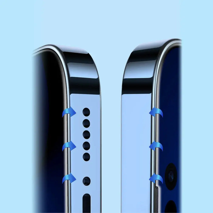 Baseus Full Screen Tempered Glass for iPhone 14 Pro Max with Speaker Cover 0.4mm + Mounting Kit - Cell phone tempered