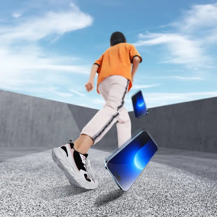 Baseus Full Screen Tempered Glass for iPhone 14 Pro Max with Speaker Cover 0.4mm + Mounting Kit - Cell phone tempered