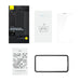 Baseus Full Screen Tempered Glass for iPhone 14 Pro with Speaker Cover 0.3mm + Mounting Frame - Cell phone tempered