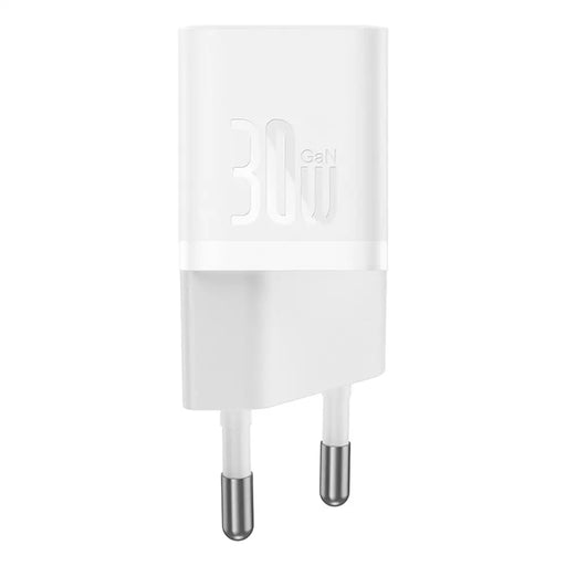 Baseus GaN5 30W USB-C Mini Wall Charger - White - Cell phone USB charger<<<HurtelXML