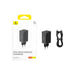 Baseus GaN6 Pro Charger 65W 2 x USB-C 2 x USB-A with Black USB-C Cable 100W 1m - Black - Cell phone USB
