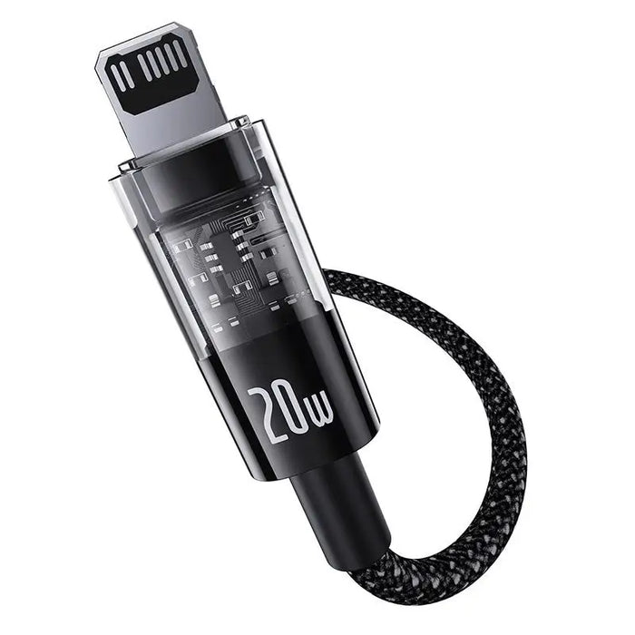 Baseus Gem USB-C to iP fast charging cable 1 m 20 W Black - USB cablesAKG-KAB<<<GSM accessoriesAKG<<<ActionPL