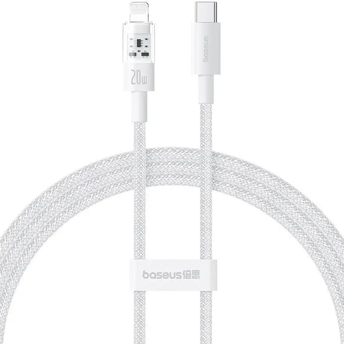 Baseus Gem USB-C to iP fast charging cable 1 m 20 W White - USB cablesAKG-KAB<<<GSM accessoriesAKG<<<ActionPL