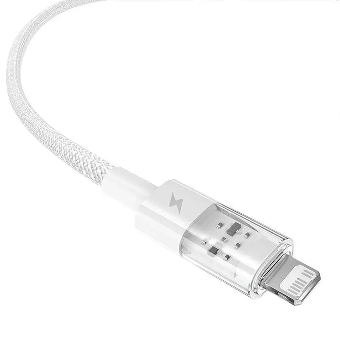Baseus Gem USB to IP 2.4A fast charging cable 1 m White - USB cablesAKG-KAB<<<GSM accessoriesAKG<<<ActionPL