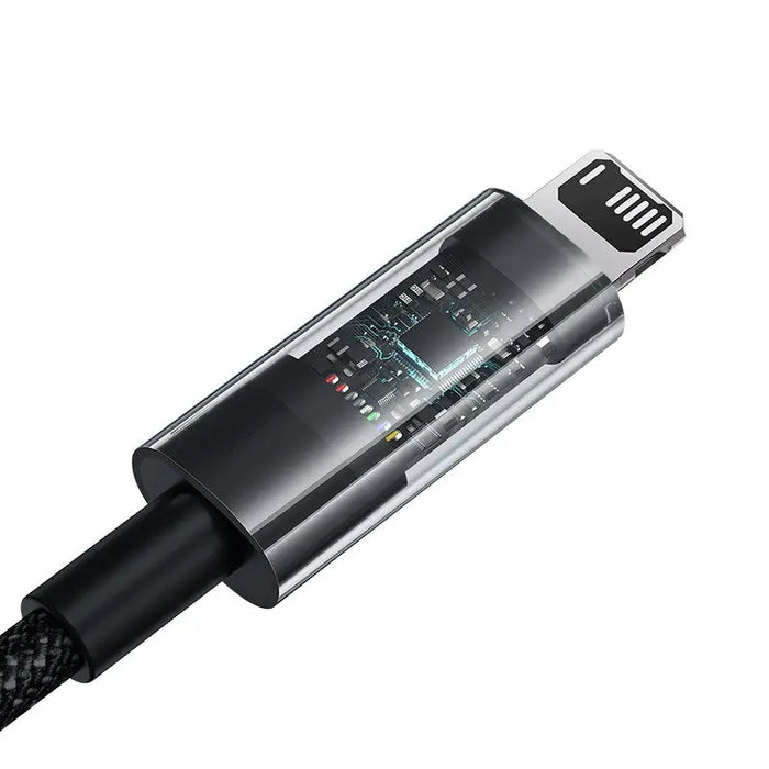 Baseus Gem USB to IP 2.4A fast charging cable 2 m Black - USB cablesAKG-KAB<<<GSM accessoriesAKG<<<ActionPL