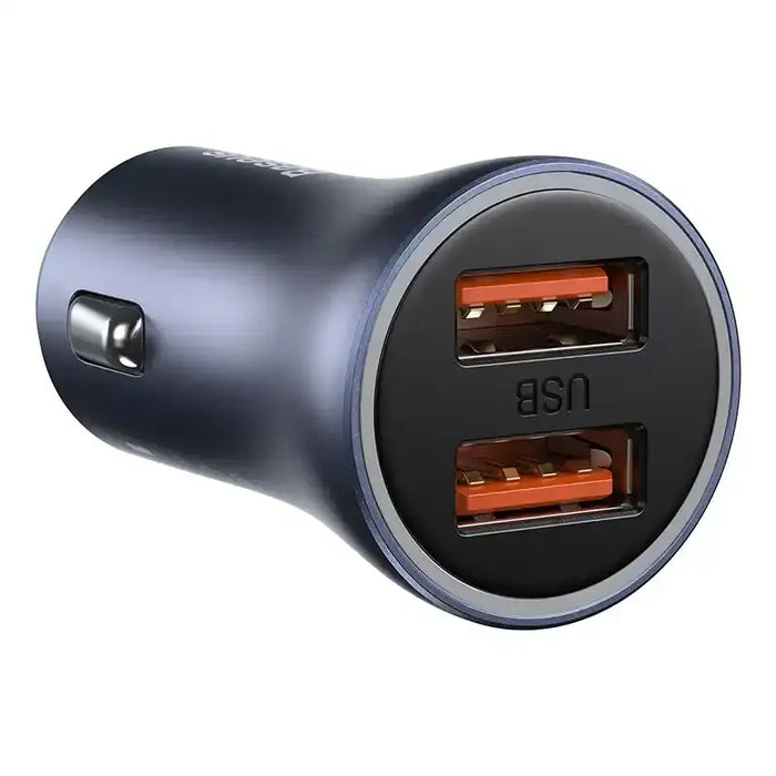 Baseus Golden Contactor Pro car charger 2x USB 40W (gray) - Car chargers<<<Chargers<<<GSM