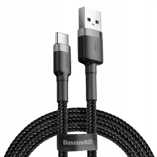 Baseus Halo USB-A - USB-C 2A Cable 3m - Black - Cell phone cables<<<HurtelXML