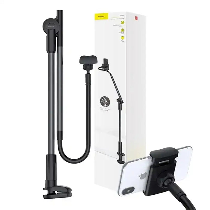 Baseus Handle with clip for smartphone or tablet (gray) - Bases and stands<<<stands<<<tripods<<<Selfie sticks<<<GSM