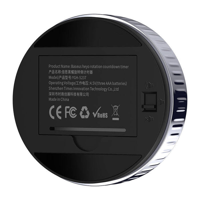 Baseus heyo rotation countdown timer Black - Other<<<Kitchen accessories<<<Small household