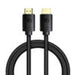 Baseus High Definition Series HDMI 2.1 cable 8K 60Hz 3D HDR 48Gbps 1m (black) - Video cables<<<Cables<<<IT