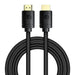 Baseus High Definition Series HDMI 2.1 cable 8K 60Hz 3D HDR 48Gbps 2m (black) - Video cables<<<Cables<<<IT