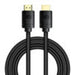 Baseus High Definition Series HDMI 2.1 cable 8K 60Hz 3D HDR 48Gbps 2m (black) - Video cables<<<Cables<<<IT