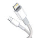 Baseus High Density Braided Cable Type-C to Lightning PD 20W 1m (white) - USB-C to Lightning<<<USB cables<<<GSM