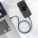 Baseus High Density Braided Cable Type-C to Lightning PD 20W 1m (blue) - USB-C to Lightning<<<USB cables<<<GSM